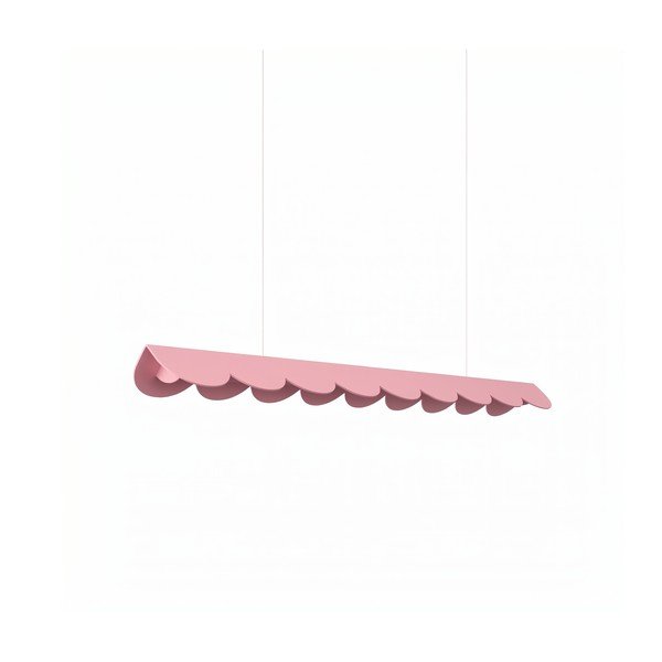Lustră roz LED din aluminiu BISCUIT – Thoro