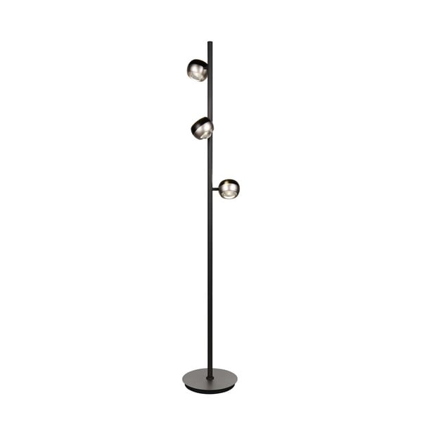 Lampadar negru-argintiu LED (înălțime 150 cm) Orbit – Trio Select