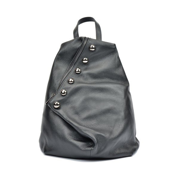 Rucsac din piele Luisa Vannini Fruhlo, negru-image-2