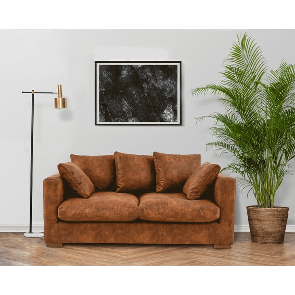 Canapea maro coniac 175 cm Comfy – Scandic-image-1