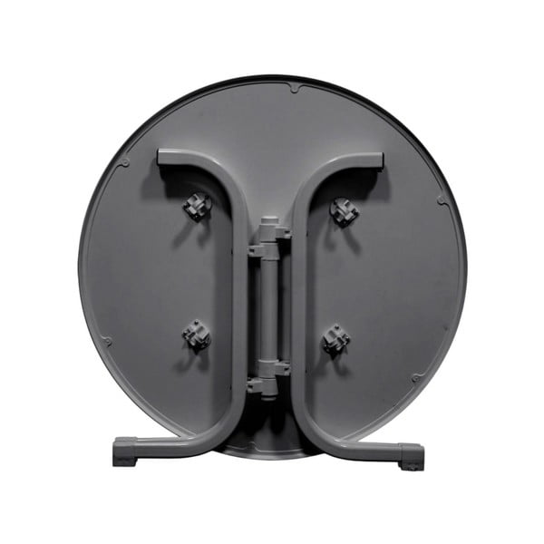 Masă  de grădină rotundă din metal ø 70 cm Pizarra – Dajar-image-1