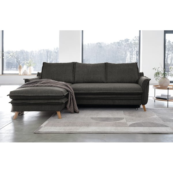 Colțar gri închis extensibil (cu colț pe partea stângă ) Charming Charlie – Miuform-image-1