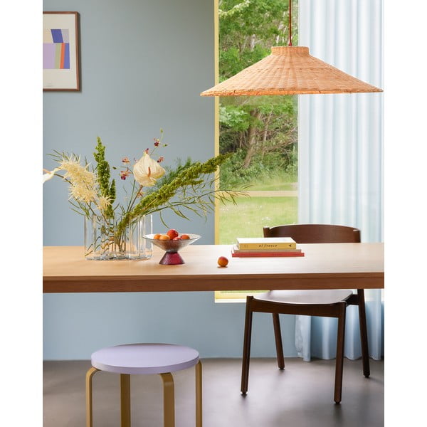 Masă de dining în culoare naturală cu aspect de lemn de stejar 100x200 cm Ground – Hübsch-image-3