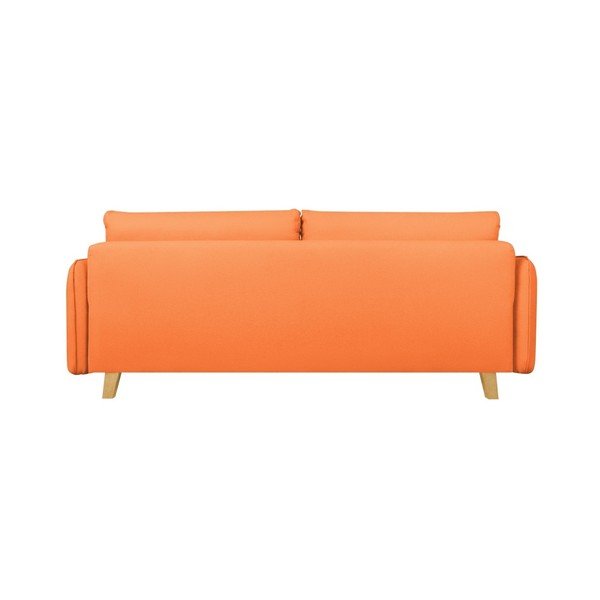 Canapea cu 3 locuri Kooko Home Bebop, portocaliu-image-4