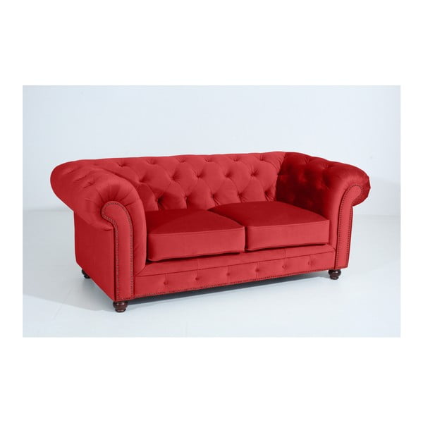 Canapea Max Winzer Orleans Velvet, 196 cm, roșu-image-2