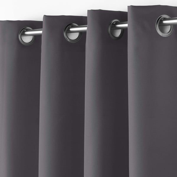 Draperie gri închis 140x180 cm Essentiel – douceur d'intérieur-image-1