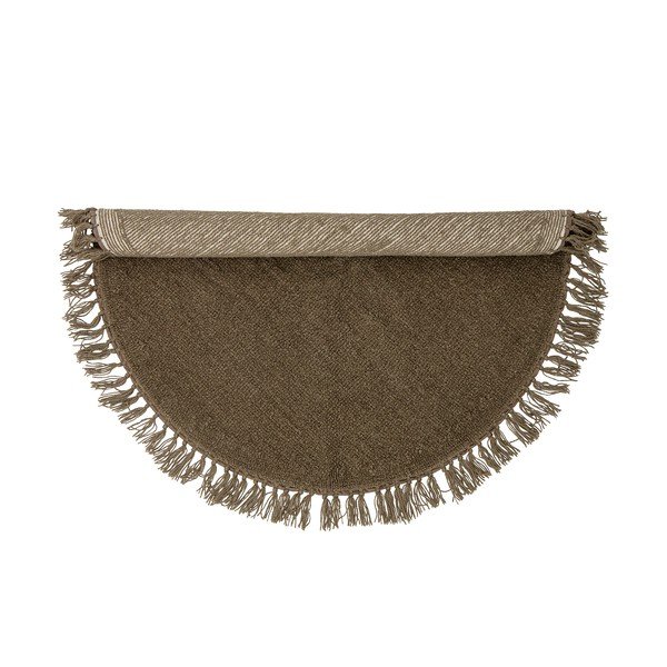 Covor maro rotund din lână ø 110 cm Lenea - Bloomingville-image-2