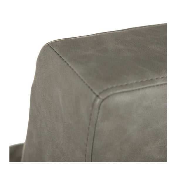 Fotoliu kaki cu tapițerie din imitație de piele – Ixia-image-4