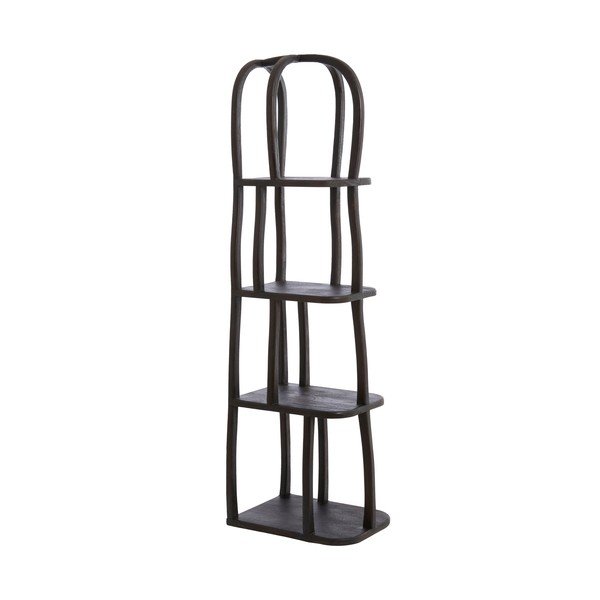 Etajeră în culoare naturală închisă din lemn de mango 53x175x40 cm Lowe – Light & Living