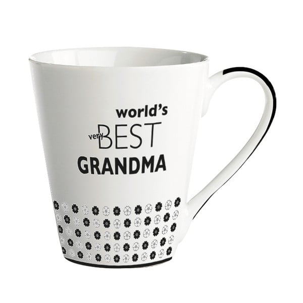 Cană porțelan KJ Collection World’s best grandma, 300 ml 