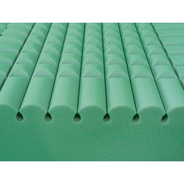 Saltea fermă/mediu-fermă cu arcuri reversibilă 80x200 cm Aloe bio-ex – Materasso-image-1