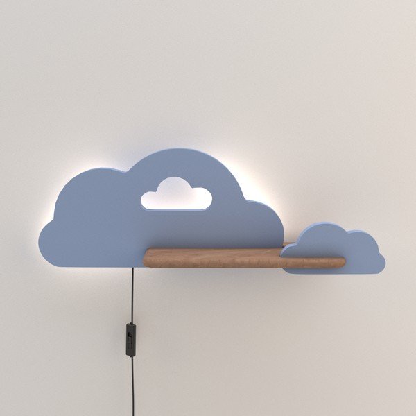 Corp de iluminat pentru copii alb/albastru Cloud – Candellux Lighting-image-2