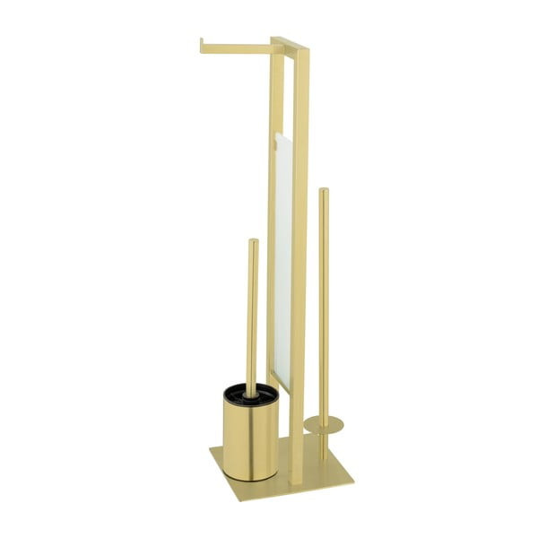 Suport pentru hârtie igienică auriu din oțel inoxidabil Rivalta – Wenko-image-4