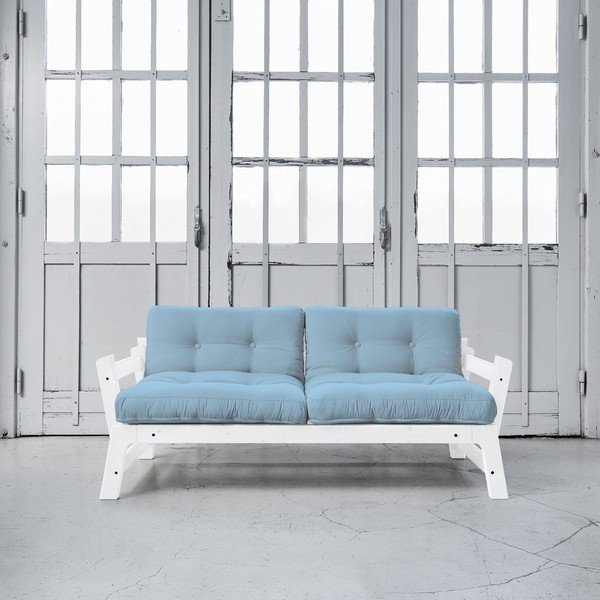 Canapea extensibilă Karup Step White/Celeste-image-1