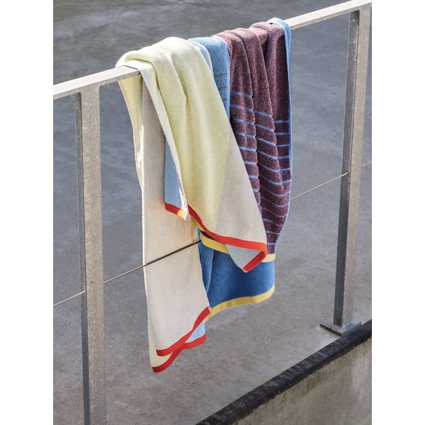 Prosop din bumbac Hübsch Dora, 70 x 140 cm, albastru - violet-image-3