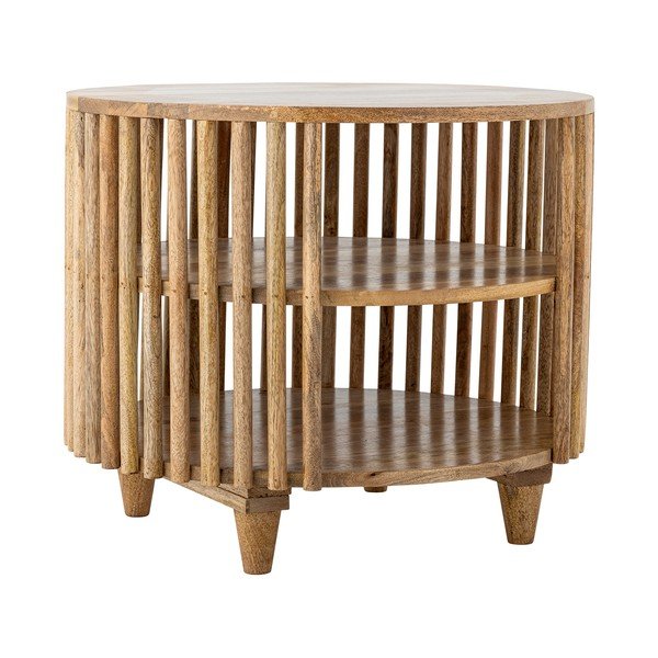 Măsuță de cafea în culoare naturală rotundă din lemn de mango ø 60 cm Sali – Bloomingville-image-3