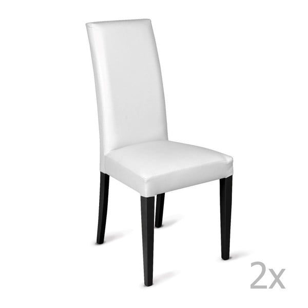 Set 2 scaune Dakota, alb