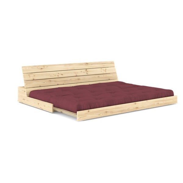 Canapea burgundy extensibilă 196 cm Base – Karup Design-image-4
