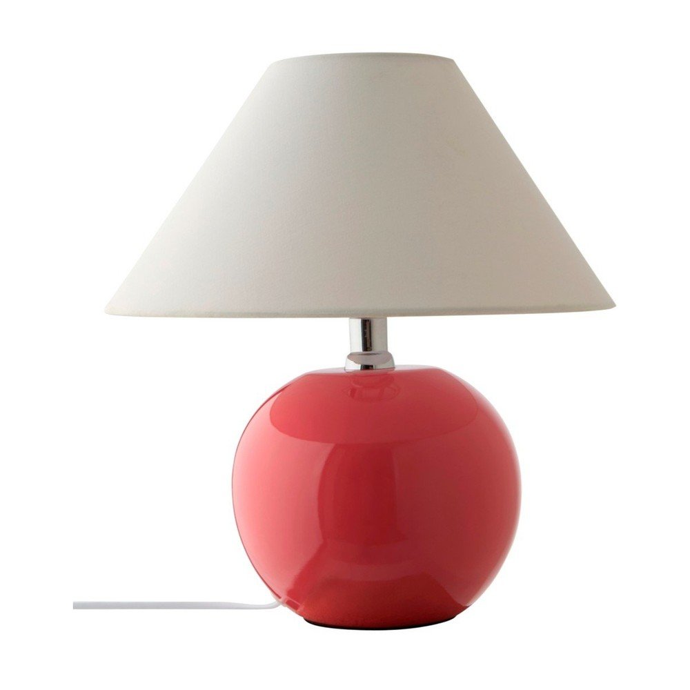 Veioză roz/crem din ceramică (înălțime 29 cm) Karamell – Jotex