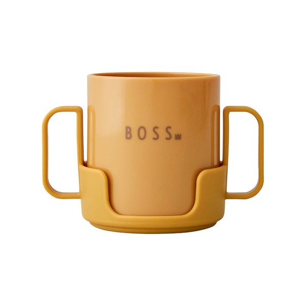 Cană pentru copii Design Letters Mini Boss, galben muștar-image-4
