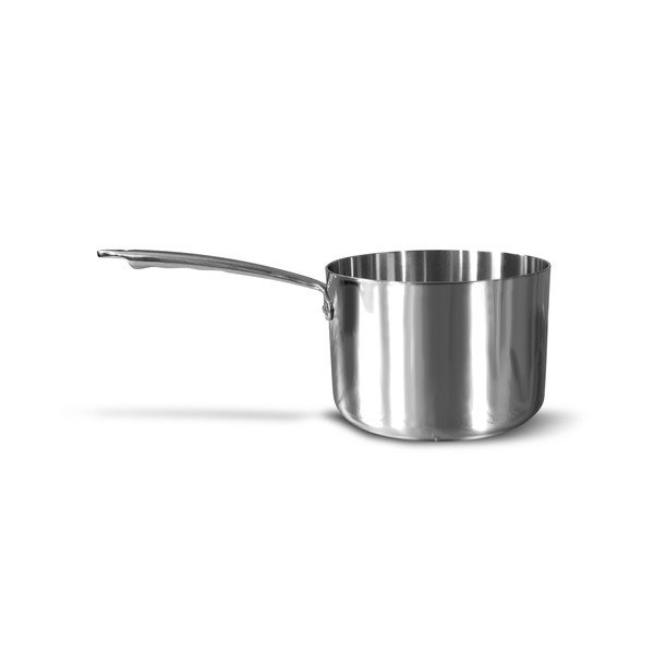 Cratiță înaltă Pentole Agnelli 1907, ø 14 cm, argintiu-image-1