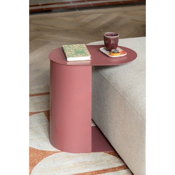 Măsuțe auxiliare 2 buc. din metal 30x45 cm Riqueza Oval – Leitmotiv-image-1