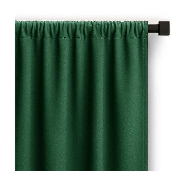 Draperie verde-închis dimout (semi-opacă) 140x270 cm Carli – Restilo