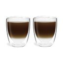 Căni 2 buc. cu perete dublu/pentru latte din sticlă 320 ml Amo – Vialli Design