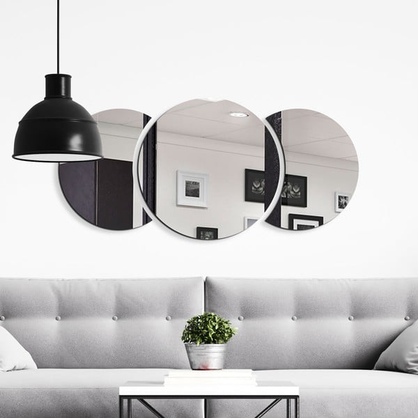 Autocolant de perete 26x26 cm Half-moon Mirror – Ambiance-image-4