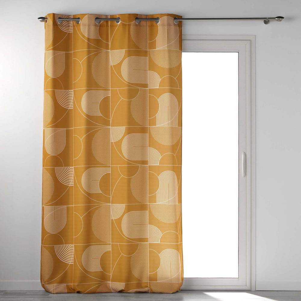 Draperie arămie 140x280 cm Esquisse – douceur d\'intérieur