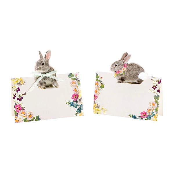 Set 8 etichete pentru nume Talking Tables Bunny