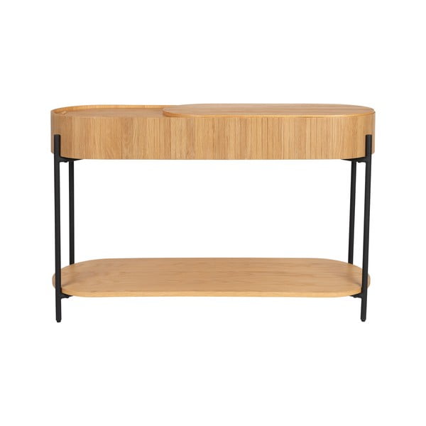 Masă consolă în culoare naturală 36x120 cm Slides – Zuiver