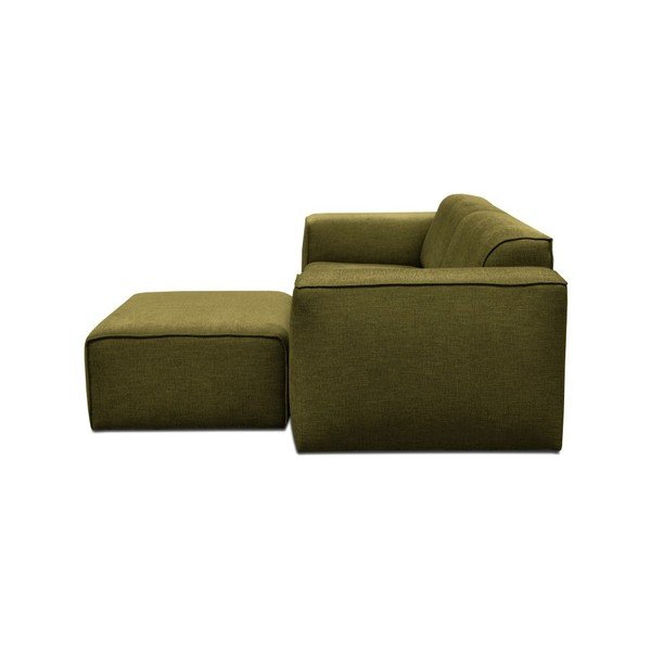 Canapea cu 3 locuri și puf Cosmopolitan Phoenix, verde-image-2