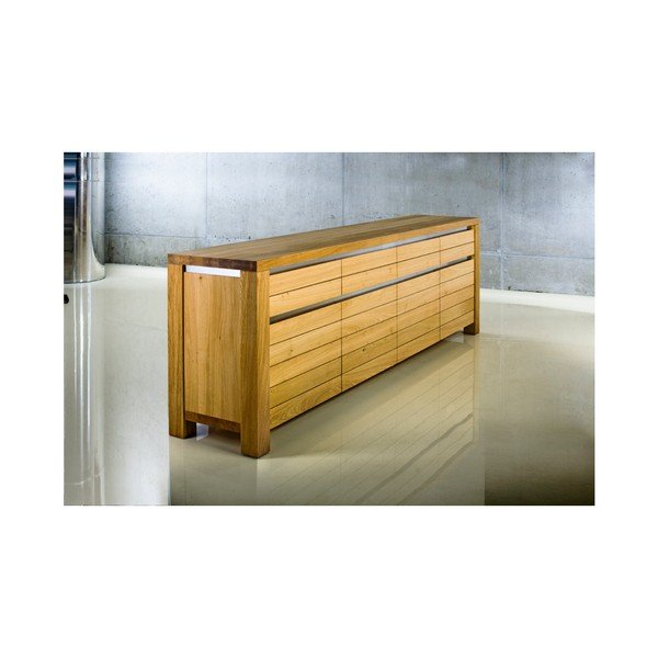 Comodă din lemn de stejar masiv Javorina Next, 180 cm-image-1