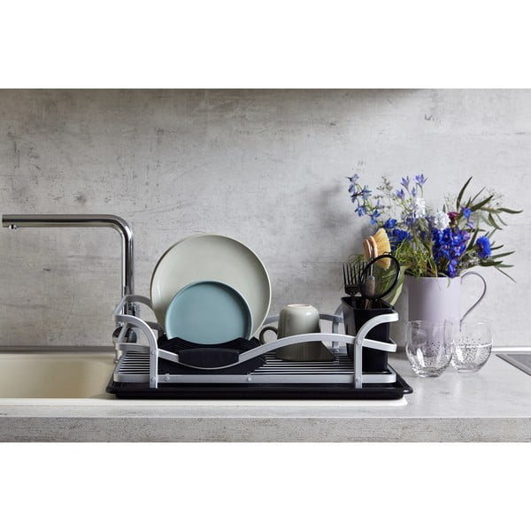 Suport pentru scurs vase Wenko Drip Aluminium, negru-image-4