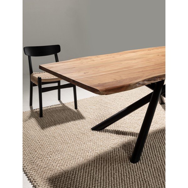 Masă de dining din lemn de acacia 100x220 cm Anuri – MOME-image-2