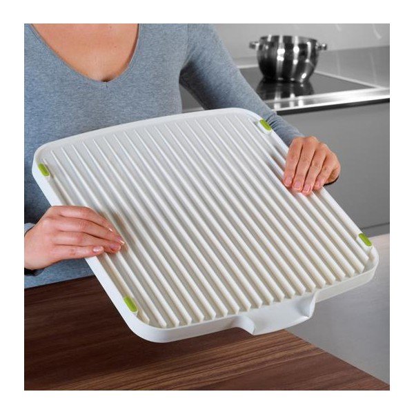 Suport pentru scurs vase Joseph Joseph Flip, gri-image-3