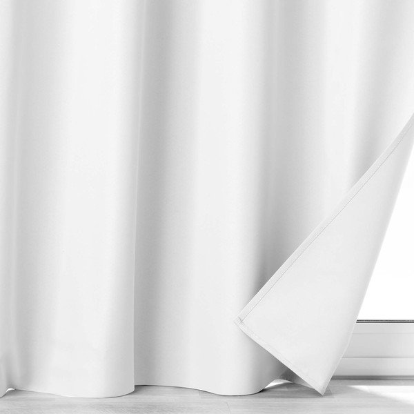 Draperie gri deschis blackout din microfibră 140x260 cm Obscure – douceur d'intérieur-image-3