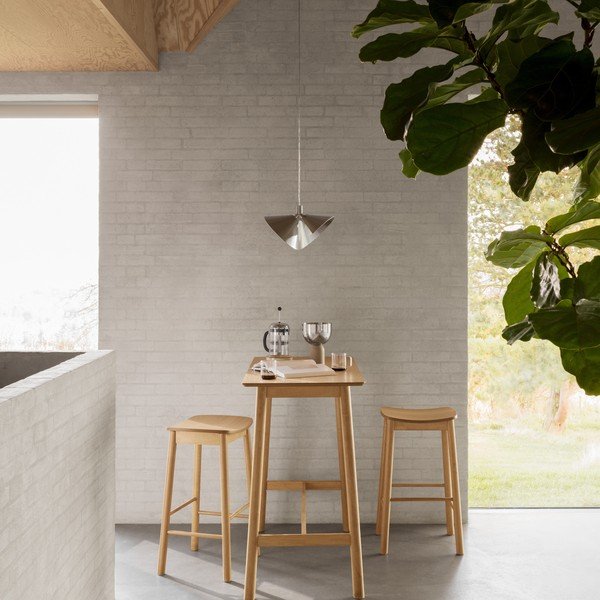 Scaun de bar în culoare naturală (înălțime șezut 74,5 cm) Barlow – Actona-image-1