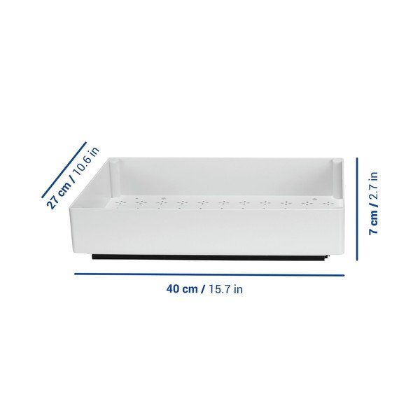 Raft suplimentar alb ajustabil din plastic 27x40 cm Simon – Wenko-image-1