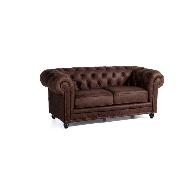Canapea din piele Max Winzer Orleans, 196 cm, maro-image-3
