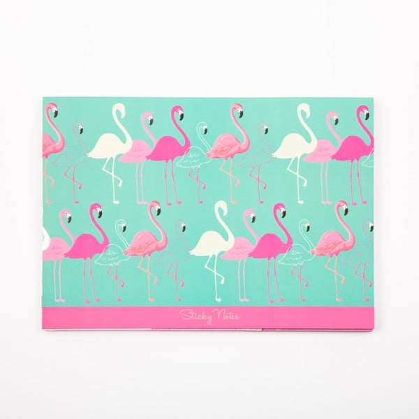 Set notițe adezive GO Stationery Flamingo