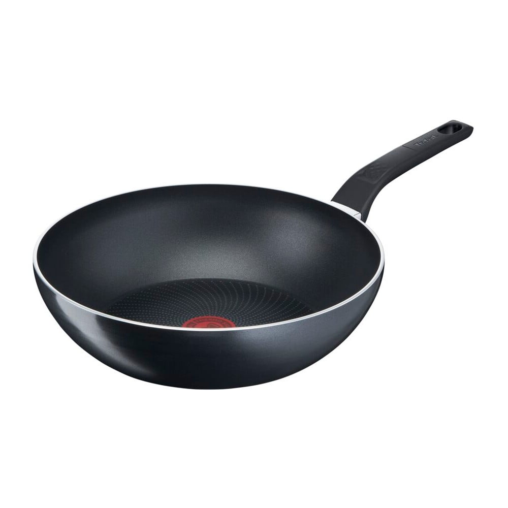 Tigaie tip wok cu suprafață antiaderentă din aluminiu ø 28 cm Start&amp;Cook C2721953 – Tefal
