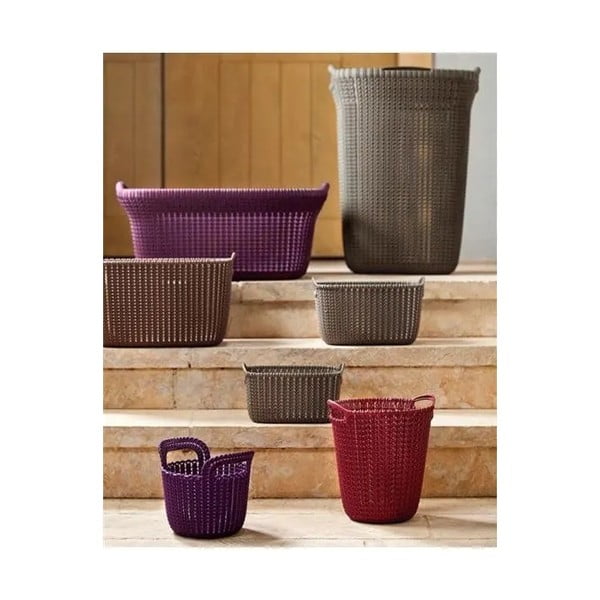 Coș de rufe din plastic 57 l Knit – Curver-image-1