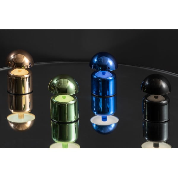 Veioză verde-deschis LED cu abajur din metal (înălțime 14 cm) Impetu – Leitmotiv-image-2