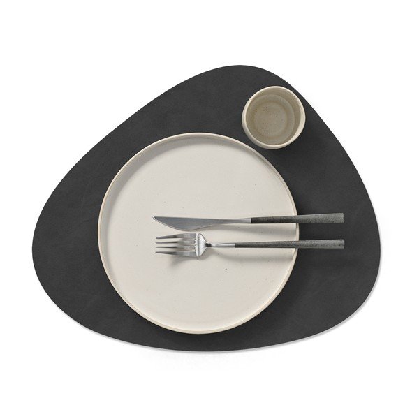 Suport pentru farfurii din piele ecologică 37x44 cm Curve L Double Nupo – LIND DNA-image-4