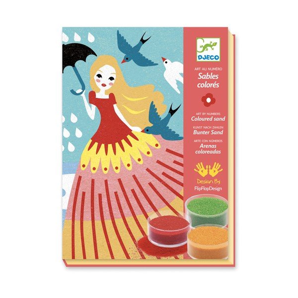 Set artistic cu nisip Djeco Girls-image-2