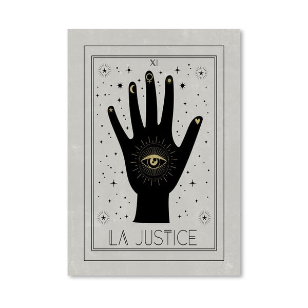 Poster Americanflat La Justice, 30 x 42 cm