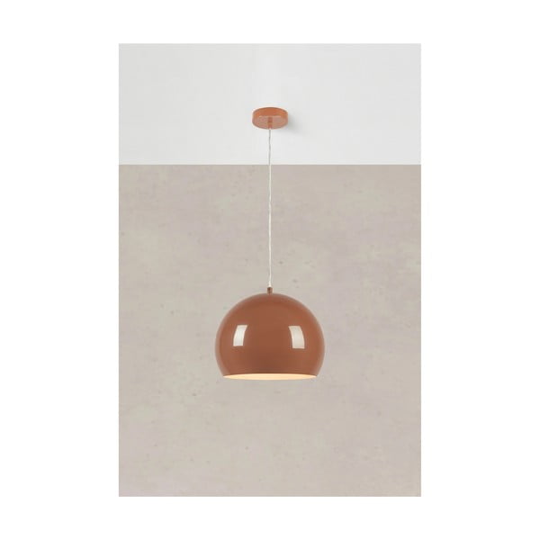 Lustră maro cu abajur din metal ø 28 cm Pop – Markslöjd-image-2