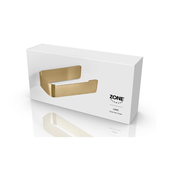 Suport pentru hârtie igienică alămiu de montat pe perete din oțel inoxidabil Ume Brass – Zone-image-3